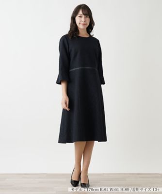 Leilianレリアン　ワンピース　11号　日本製　ゆったりサイズ　小花柄 Leilianレリアン ワンピース 11号 日本製 ゆったりサイズ 小花柄