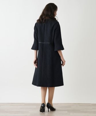 ★【Leilian PLUS HOUSE】 ワンピース　ミモザ丈　花柄　13+ ワンピース | Leilian plus house (Women/大きいサイズ