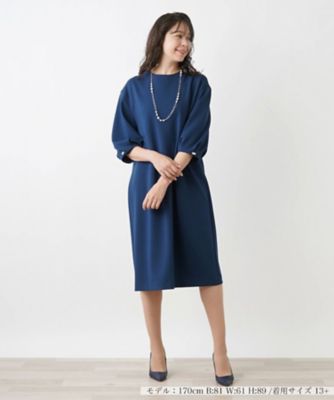 ボトルネックワンピース【Leilian WHITE LABEL