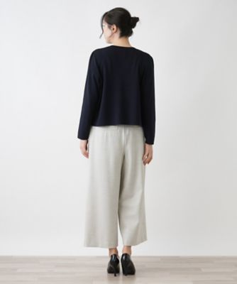 クルーネックカーディガン