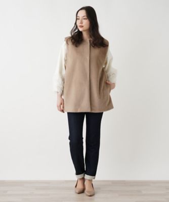 新品本物 切替ロングベスト【Leilian WHITE LABEL その他