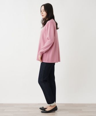 変わり編みクルーネックニット【Ｌｅｉｌｉａｎ　ＷＨＩＴＥ　ＬＡＢＥＬ】
