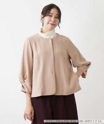 ＜Leilian plus house (Women/大きいサイズ)＞スリーブデザインジャケット