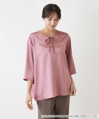 ＜Leilian plus house (Women/大きいサイズ)＞クロップドブラウス
