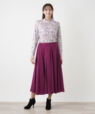 ロングフレアスカート【ＴＨＥ　ＮＥＷ】【Ｌｅｉｌｉａｎ　ＷＨＩＴＥ　ＬＡＢＥＬ】