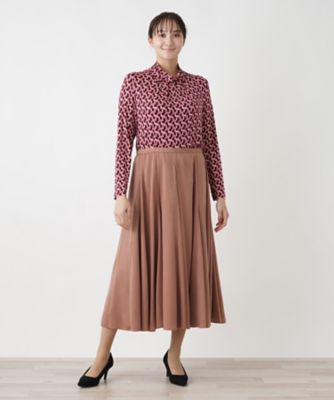 ロングフレアスカート【ＴＨＥ　ＮＥＷ】【Ｌｅｉｌｉａｎ　ＷＨＩＴＥ　ＬＡＢＥＬ】