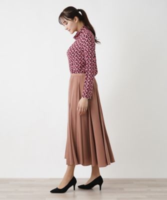 ロングフレアスカート【ＴＨＥ　ＮＥＷ】【Ｌｅｉｌｉａｎ　ＷＨＩＴＥ　ＬＡＢＥＬ】