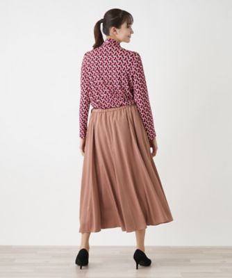 ロングフレアスカート【ＴＨＥ　ＮＥＷ】【Ｌｅｉｌｉａｎ　ＷＨＩＴＥ　ＬＡＢＥＬ】