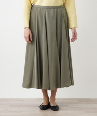 ロングフレアスカート【ＴＨＥ　ＮＥＷ】【Ｌｅｉｌｉａｎ　ＷＨＩＴＥ　ＬＡＢＥＬ】