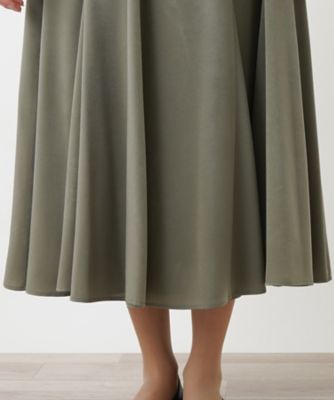 ロングフレアスカート【ＴＨＥ　ＮＥＷ】【Ｌｅｉｌｉａｎ　ＷＨＩＴＥ　ＬＡＢＥＬ】