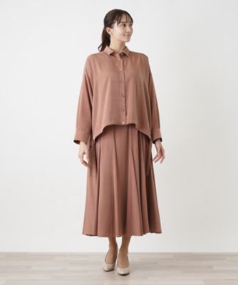ドロップショルダーブラウス【ＴＨＥ　ＮＥＷ】【Ｌｅｉｌｉａｎ　ＷＨＩＴＥ　ＬＡＢＥＬ】