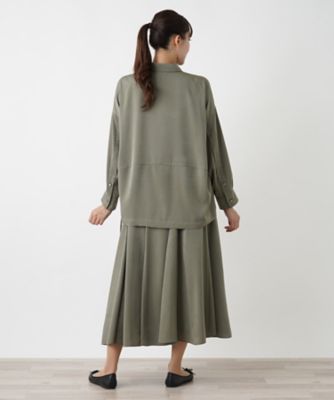 ドロップショルダーブラウス【ＴＨＥ　ＮＥＷ】【Ｌｅｉｌｉａｎ　ＷＨＩＴＥ　ＬＡＢＥＬ】