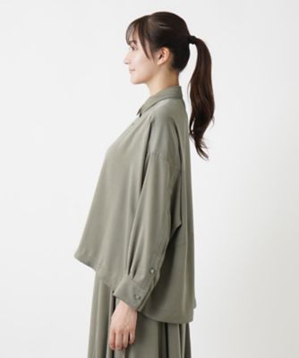 ドロップショルダーブラウス【ＴＨＥ　ＮＥＷ】【Ｌｅｉｌｉａｎ　ＷＨＩＴＥ　ＬＡＢＥＬ】