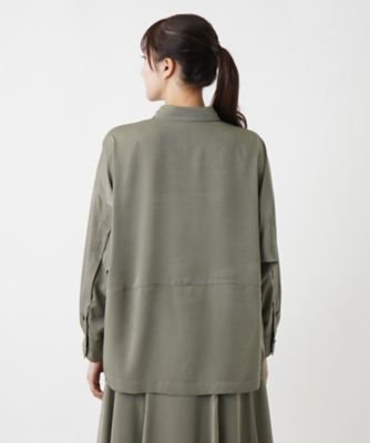 ドロップショルダーブラウス【ＴＨＥ　ＮＥＷ】【Ｌｅｉｌｉａｎ　ＷＨＩＴＥ　ＬＡＢＥＬ】