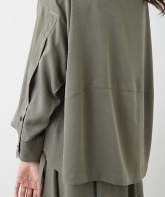 ドロップショルダーブラウス【ＴＨＥ　ＮＥＷ】【Ｌｅｉｌｉａｎ　ＷＨＩＴＥ　ＬＡＢＥＬ】