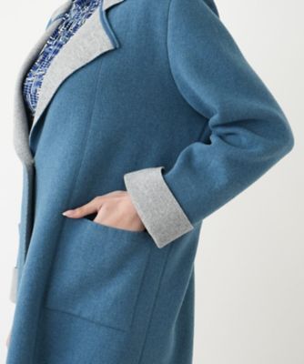 レリアン☆布×ニットコート☆未使用新品！ Yahoo!オークション - FOXEY コート セレン 40 ミッドナイト