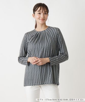 ＜Leilian plus house (Women/大きいサイズ)＞カットソー【ＲＯＣＨＡＳ　Ｐｒｅｍｉｅｒｅ】