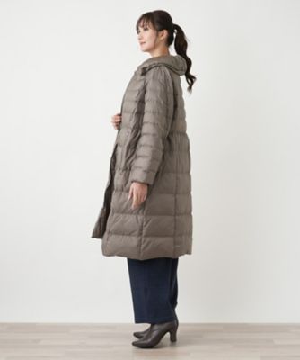 ロングダウンコート【Leilian WHITE LABEL