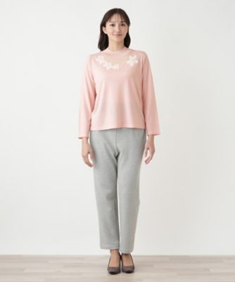 モチーフハイネックニット【Leilian WHITE LABEL