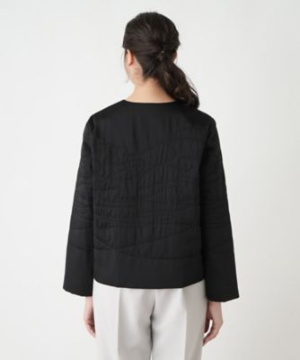 ノーカラージャケット【THE NEW】【Leilian