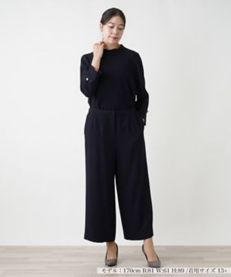 ガウチョパンツ【Ｌｅｉｌｉａｎ　ＷＨＩＴＥ　ＬＡＢＥＬ】【ＢＯＵＲＧＥ】