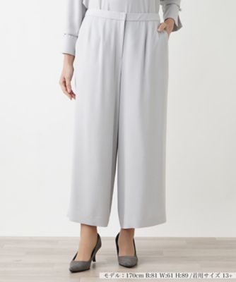 ガウチョパンツ【Ｌｅｉｌｉａｎ　ＷＨＩＴＥ　ＬＡＢＥＬ】【ＢＯＵＲＧＥ】