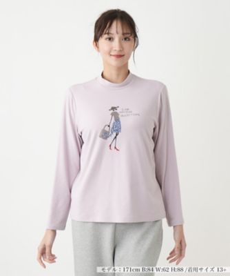 ＜Leilian plus house (Women/大きいサイズ)＞【店舗人気】刺繍ハイネックカットソー【Ｌｅｉｌｉａｎ　ＷＨＩＴＥ　ＬＡＢＥＬ】