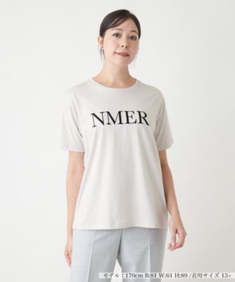 ＜Leilian plus house (Women/大きいサイズ)＞フロントロゴＴシャツ