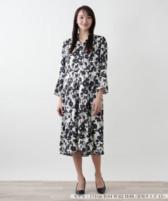【店舗人気】フレアワンピース【ＢＯＵＲＧＥ】【ＢＩＮＤＡ】