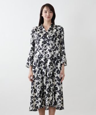 【店舗人気】フレアワンピース【ＢＯＵＲＧＥ】【ＢＩＮＤＡ】