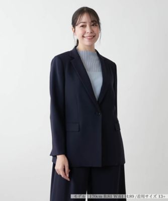 ＜Leilian plus house (Women/大きいサイズ)＞【店舗人気】テーラードジャケット【ＢＯＵＲＧＥ】