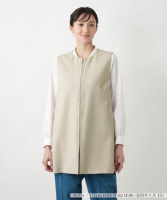 ＜Leilian plus house (Women/大きいサイズ)＞ノーカラーベスト
