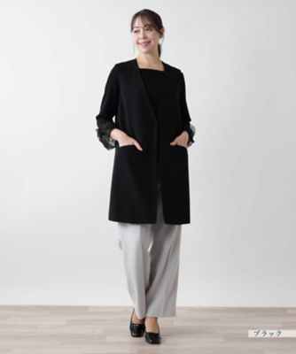 【店舗人気】Ｖネックロングジレ【ＢＯＵＲＧＥ】