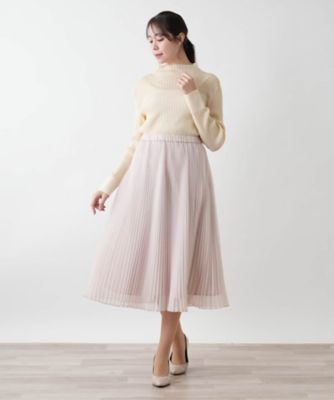 【店舗人気】アコーディオンプリーツスカート【ＢＯＵＲＧＥ】