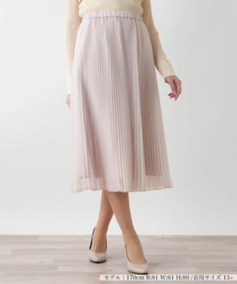【店舗人気】アコーディオンプリーツスカート【ＢＯＵＲＧＥ】