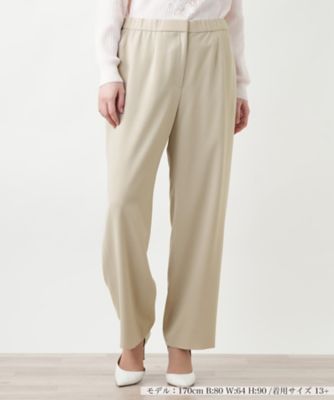 ＜Leilian plus house (Women/大きいサイズ)＞【店舗人気】ストレートパンツ【ＢＯＵＲＧＥ】
