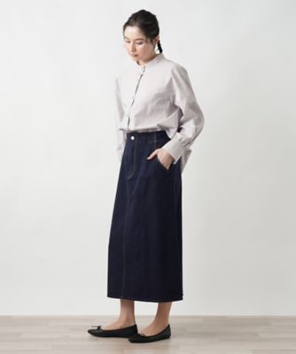 【店舗人気】デニムスカート【Ｌ　ＪＥＡＮＳ】