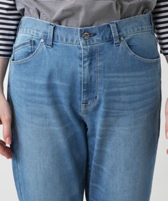 クロップドデニムパンツ【Ｌ　ＪＥＡＮＳ】
