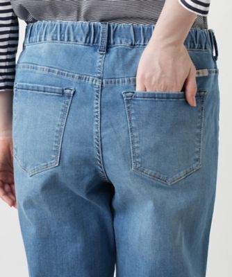 クロップドデニムパンツ【Ｌ　ＪＥＡＮＳ】