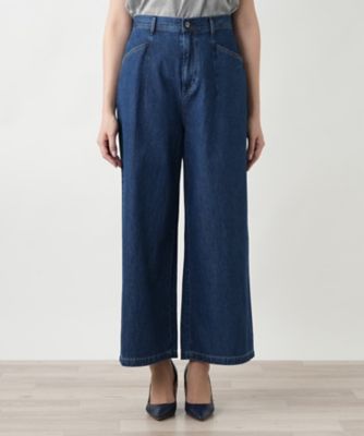 洗えるワイドパンツ【Ｌ　ＪＥＡＮＳ】