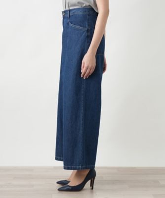 洗えるワイドパンツ【Ｌ　ＪＥＡＮＳ】