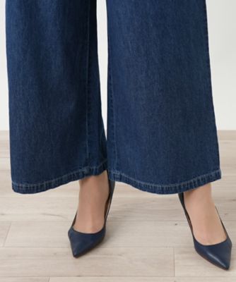 洗えるワイドパンツ【Ｌ　ＪＥＡＮＳ】