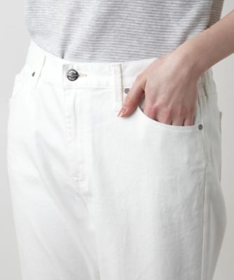 クロップドホワイトデニム【Ｌ　ＪＥＡＮＳ】