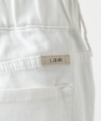 クロップドホワイトデニム【Ｌ　ＪＥＡＮＳ】