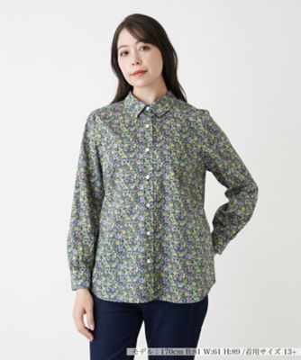 Leilian plus house (Women/大きいサイズ)/レリアン　プラスハウス 小花柄シャツ