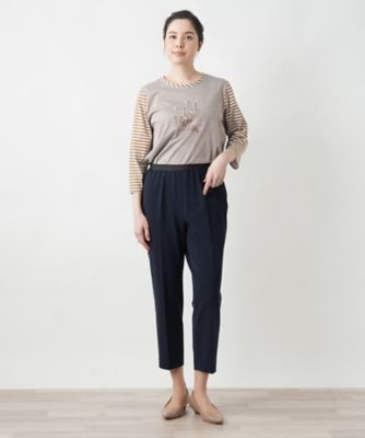 店舗人気】ストレッチクロップドパンツ | Leilian plus house