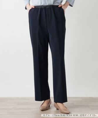 ＜Leilian plus house (Women/大きいサイズ)＞センタープレスパンツ