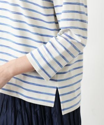 ボーダーカットソー