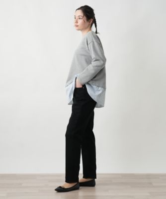 ブラックデニムパンツ【Ｌ　ＪＥＡＮＳ】