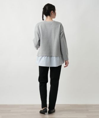 ブラックデニムパンツ【Ｌ　ＪＥＡＮＳ】